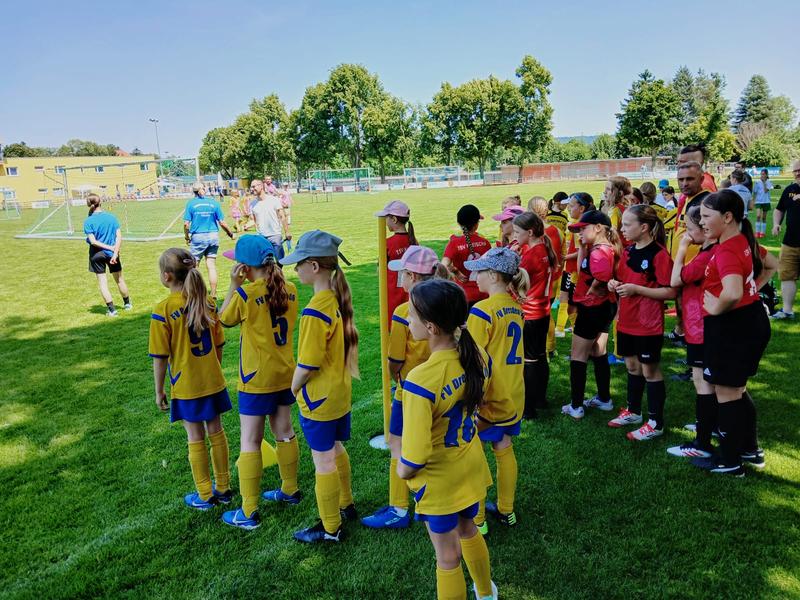Unsere E3-Juniorinnen beim Turnier