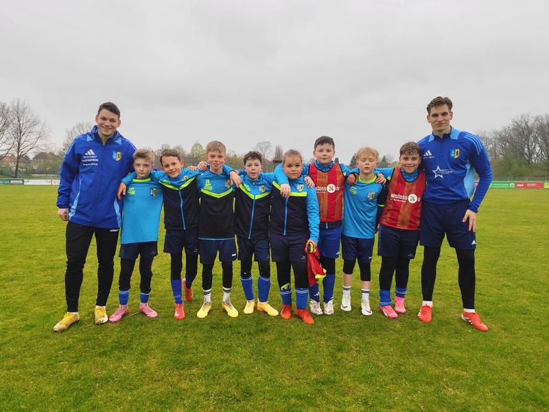 Training mit den Paten der 1. Männer