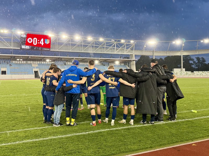 Derby-Sieg im Heinz-Steyer-Stadion – 0:4 beim Dresdner SC 1898!
